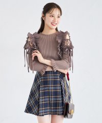 tocco closet/トッコクローゼット tocco closet インナーパンツ付きチェックミニスカート※紺野彩夏さん着用/506834336