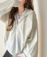Classical Elf/クラシカルエルフ Classical Elf 《JaVa ジャバコラボ》レトロで小粋な配色。胸刺繍入り配色ナイロンハーフジップ/506837832