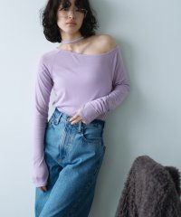  ＣＯＤＥ　Ａ/off－shoulder jersey top/506842409