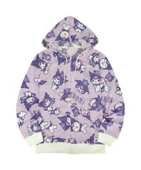 Sanrio characters/サンリオ Sanrio クロミ ジップ パーカー 総柄 天竺 サンリオ キャラクターズ レディース メンズ/506842534