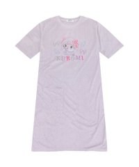 Sanrio characters/サンリオ Sanrio クロミ Tシャツ ルームウェア レディース ビッグ ワンピース KUROMI 刺繍 半袖 サンリオ キャラクターズ/506842535