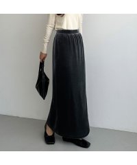 callautia/カラウティア callautia callautia ベロアロングIラインスカート/506842579