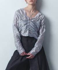  ＣＯＤＥ　Ａ/コードエー CODE A CODE A｜gathered shiny blouse/506842850