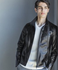 MK homme/LAMB LEATHER スタンドカラーブルゾン/506844566