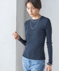 SHIPS WOMEN/〈手洗い可能〉レーヨン ポリ リブ クルーネック プルオーバー/506844946