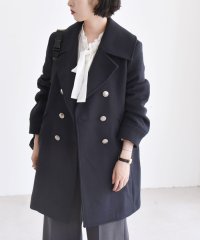quaranciel/quaranciel: メルトン ビッグ カラー Pコート/506845380