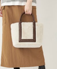 SHIPS Colors WOMEN/SHIPS Colors:フェイクファー 配色 トート バッグ◇/506845723