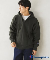 JOURNAL STANDARD relume Men's/CHAMPION / チャンピオン 別注 R/W エルボーパッチ ヘンリーネックパーカー/506845833