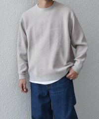 SHIPS any MEN/【WEB限定】SHIPS any: 〈手洗い可能〉モールヤーン クルーネック ニット◇/506845840