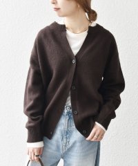 SHIPS any WOMEN/SHIPS any:〈手洗い可能〉AQUA カシミヤ ミックス スキッパー ニット カーディガン/506846014