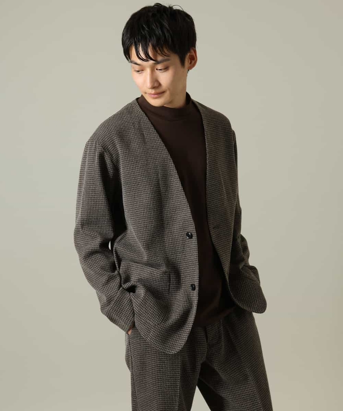ボンマックス 事務服 ジャケット パンツスーツ上下セット グレイ