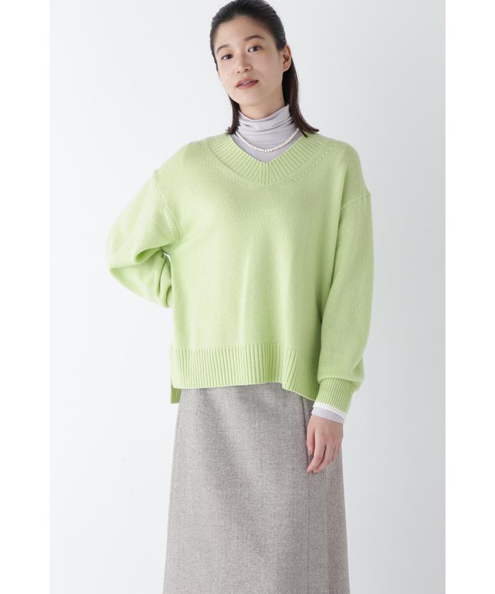 セール40%OFF】◇ウールカシミヤVネックニットプルオーバー