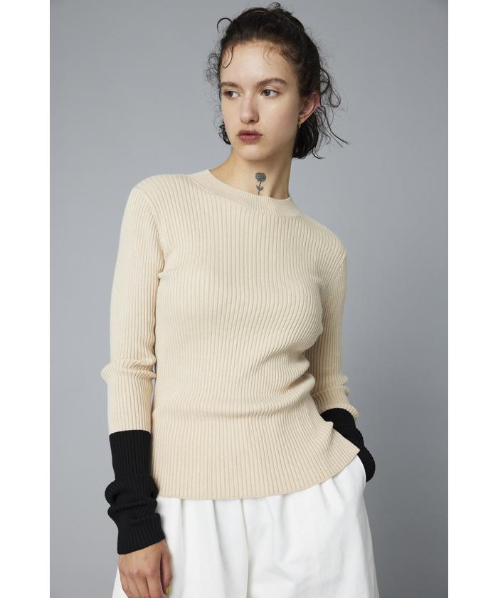 Color block knit pullover(506846531) | ヘリンドットサイ Color block knit pullover(506846531) | ヘリンドットサイ