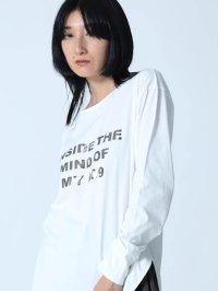 LASUD/ラシュッド LASUD ロングスリーブ箔ロゴカットソー/506846791
