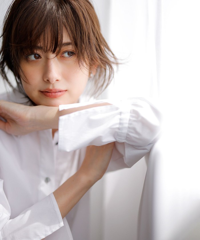 コンパクトシャーティング フレア袖シャツ セール 30%OFF】コンパクトシャーティング フレア袖シャツ