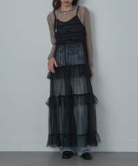 MAISON BREEZE reveur/メゾンブリーズレヴール MAISON BREEZE reveur チュール ワンピース シアー レイヤード ロング丈 シアー ロングワンピース/506633982