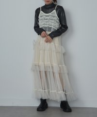 MAISON BREEZE reveur/メゾンブリーズレヴール MAISON BREEZE reveur チュール ワンピース シアー レイヤード ロング丈 シアー ロングワンピース/506633982