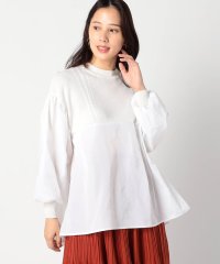Grand PARK/ニットブラウス ドッキングプルオーバー/506645634