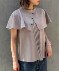 NICOLE CLUB/ケープ風デザインブラウス/506784375