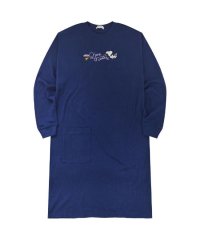  PEANUTS/ピーナッツ PEANUTS スヌーピー Tシャツ BIG ロング丈 オーバーサイズ 長袖 刺繍 ワッフル トップス ウッドストック PEANUTS SNOOPY/506840350