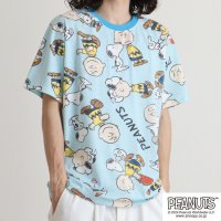  PEANUTS/ピーナッツ PEANUTS スヌーピー Tシャツ 半袖 トップス チャーリーブラウン プリント SNOOPY PEANUTS/506842871