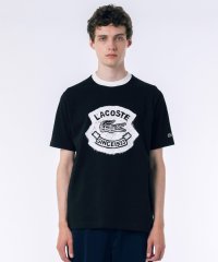 LACOSTE Mens/ラコステ LACOSTE ヴィンテージプリントリンガーTシャツ/506848065