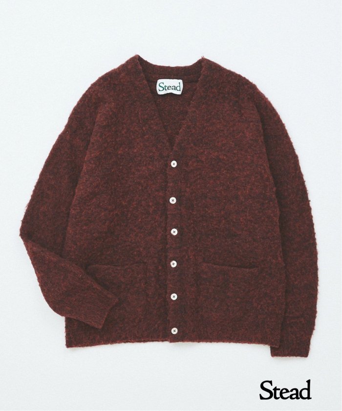 J.S.Homestead / Stead ALPACA/W MIX HEATHER C/D（カーディガン
