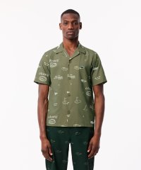 LACOSTESPORTS MENS/ラコステ LACOSTE ウルトラドライオープンネック総柄シャツ/505907901