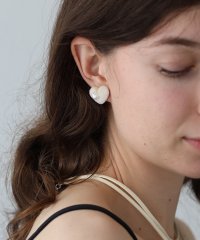 BLUEEAST/ブルーイースト BLUEEAST ベロアハートピアス/506748014