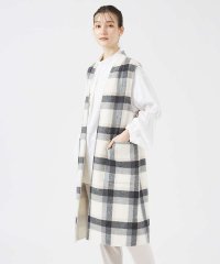 qualite/チェックダブルフェイスジレ/506845685