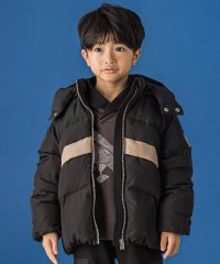 BeBe Petits Pois Vert/タフタ配色ダウンコート(95~160cm)/506846232