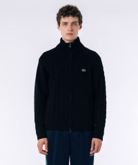 LACOSTE Mens/ラコステ LACOSTE クレイジーニッティングハイネックジップカーディガン/506849357