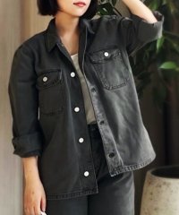 ラコステ LACOSTE オーガニックコットンガーメントダイデニムシャツ