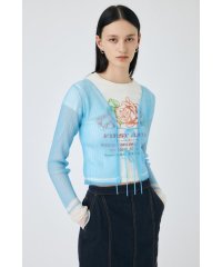 moussy/FRONT TIE シアーカーディガン/506850766