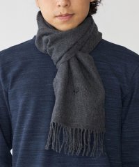 SHIPS MEN/【WEB限定/SHIPS別注】John Scott: ワンポイント ロゴ ラムウール マフラー/506851031