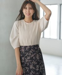any SiS L/【洗える】カットジョーゼットチュール トップス/506851586
