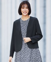 JIYU-KU(LARGE SIZE)/【セットアップ対応・洗える】トリアセダブルクロスノーカラー ジャケット/506851621