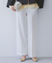 NIJYUSANKU（SMALL SIZE）/【CLASSY.2月号掲載/洗える】TRストレッチギャバ ワイドパンツ/505476653