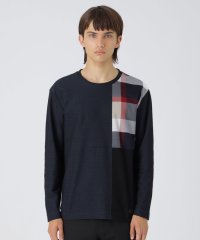 BLACK LABEL CRESTBRIDGE/【一部店舗限定】パッチワークチェックカットソー/506568296