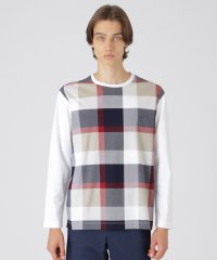 BLACK LABEL CRESTBRIDGE/【一部店舗限定】パネルクレストブリッジチェックカットソー/506648521