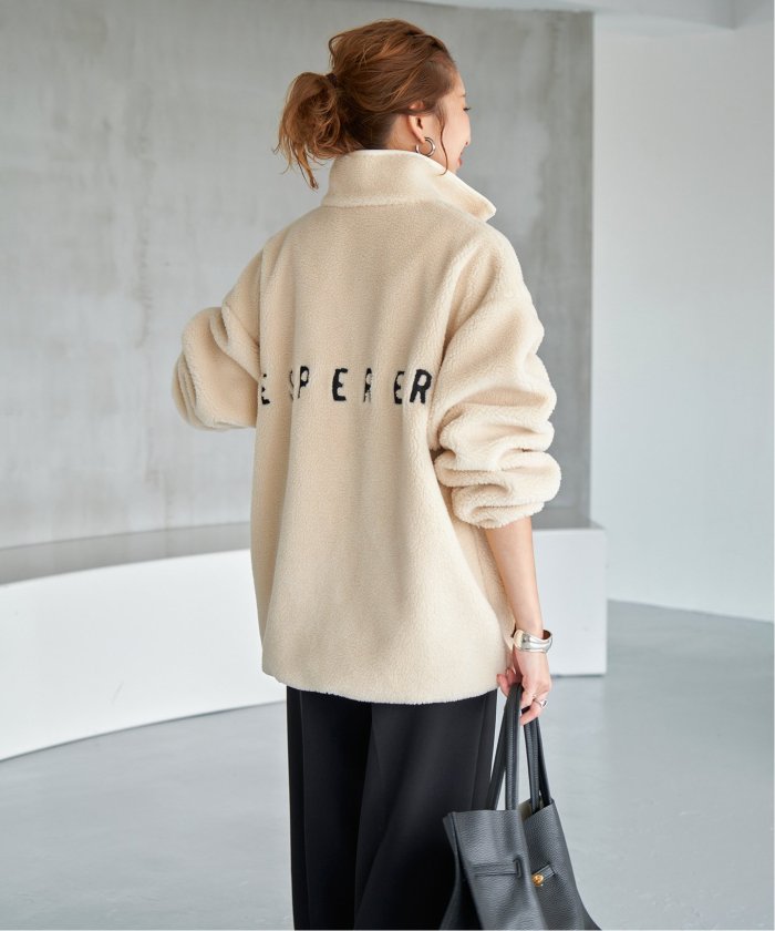 WEB限定》バックロゴボアブルゾン（ボア・フリース）｜Spick and