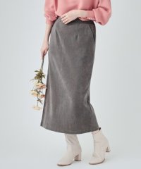 SHOO・LA・RUE　DRESKIP/シューラルー／ドレスキップ SHOO・LA・RUE/DRESKIP きれいなIラインで大人っぽく コーデュロイナロースカート/506852793