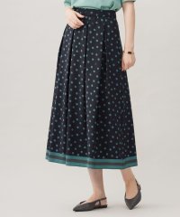 JIYU-KU(LARGE SIZE)/【洗える】ポルカドットプリント スカート/506853308