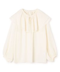 Ballsey/シアートロ ラッフルカラーブラウス/506853391