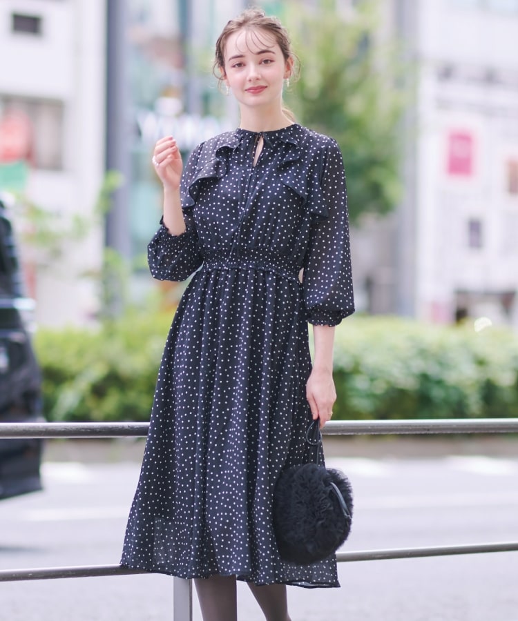 美品 ゴルフウェア ワンピース Lサイズ ブラック バーバリー