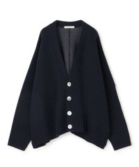 GALERIE VIE/ウーステッドダブルフェイス Vネックカーディガン/506853950