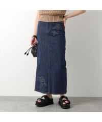 GANNI/ガニー GANNI GANNI デニムスカート J1440 6768 フラワーステッチ/506854057