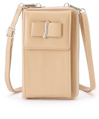 Lace Ladies/レースレディース Lace Ladies メタリック ウエーブモチーフ付き スクエア ウォレット バッグ/506847243