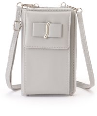 Lace Ladies/レースレディース Lace Ladies メタリック ウエーブモチーフ付き スクエア ウォレット バッグ/506847243