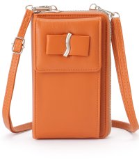 Lace Ladies/レースレディース Lace Ladies メタリック ウエーブモチーフ付き スクエア ウォレット バッグ/506847243